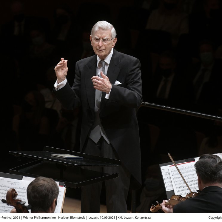 Herbert Blomstedt © Peter Fischli/Lucerne Festival