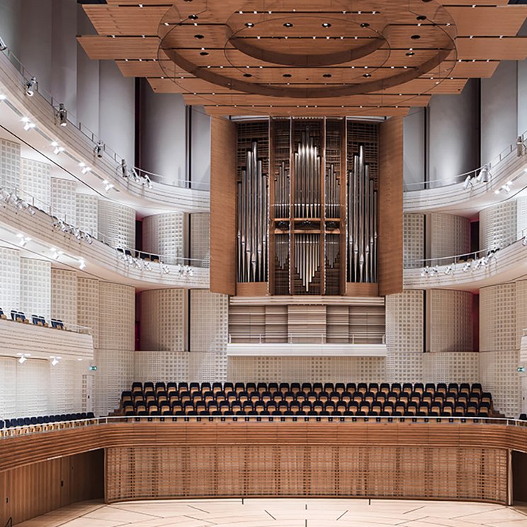 Die Goll-Orgel im  Konzertsaal des KKL Luzern © Urs Wyss Photography