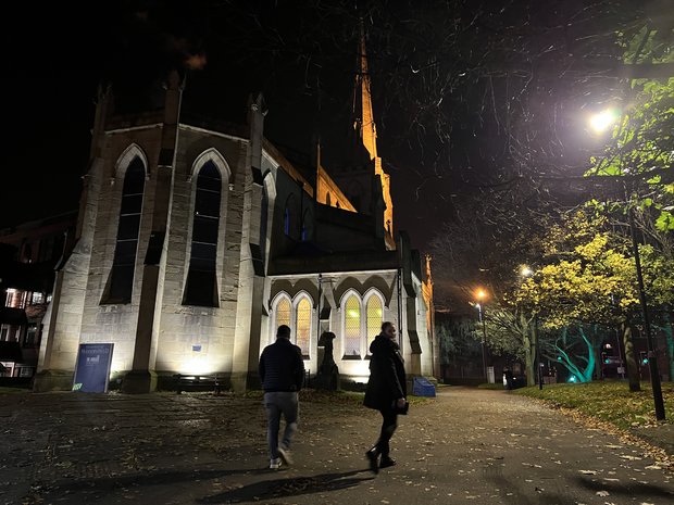 Outside view of the St. Paul's Hall