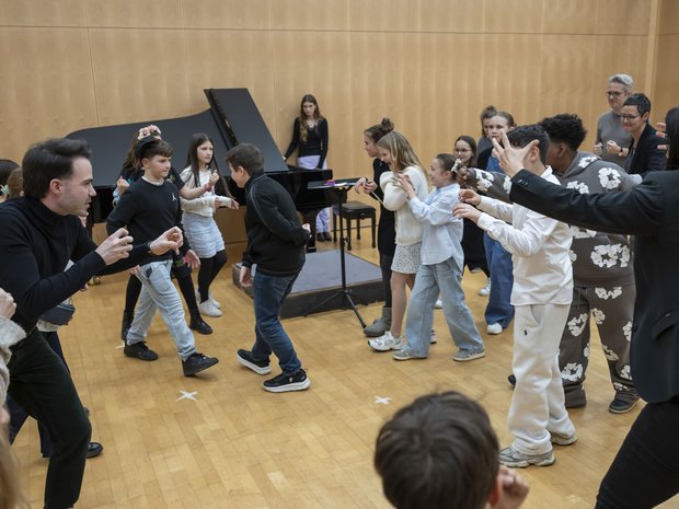 Konzerteinführung für Schulklassen mit Studierenden der HSLU