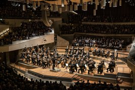 Berliner Philharmoniker with conductor Kirill Petrenko © Stephan Rabold/Berliner Philharmoniker