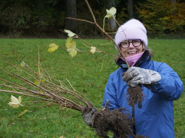 Commercial director Danièle Gross brings fresh plants