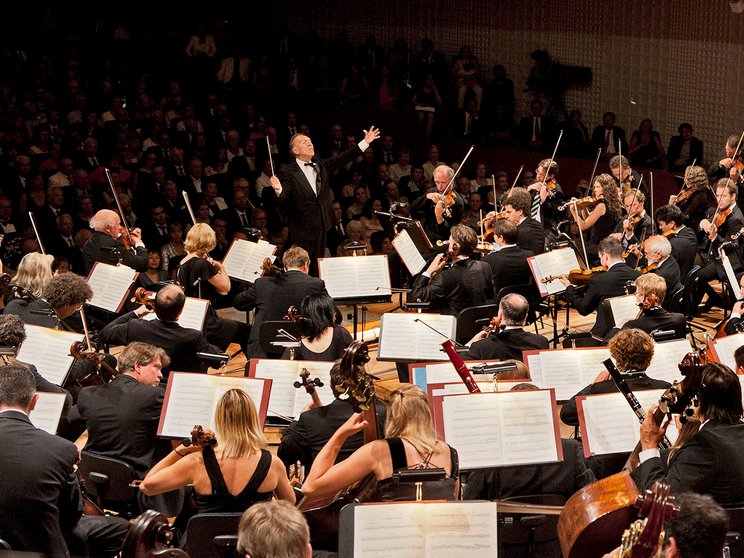 Claudio Abbado dirigiert das Lucerne Festival Orchestra, 2011 © Georg Anderhub / Lucerne Festival