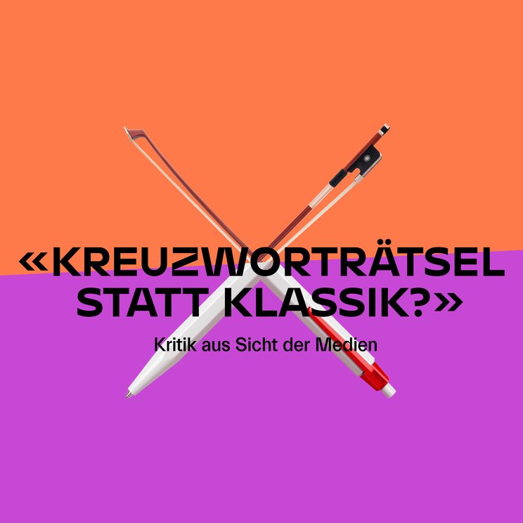 "Kreuzworträtsel statt Klassik" [Crossword puzzle instead of classical music?"]