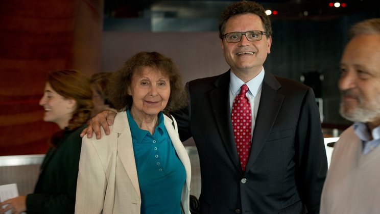 Sofia Gubaidulina and Michael Haefliger at Lucerne Festival 2012 © Priska Ketterer / Lucerne Festival