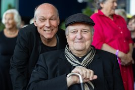 Wolfgang Rihm and Dieter Ammann at the opening of Lucerne Festival 2022 © Patrick Hürlimann/Lucerne Festival