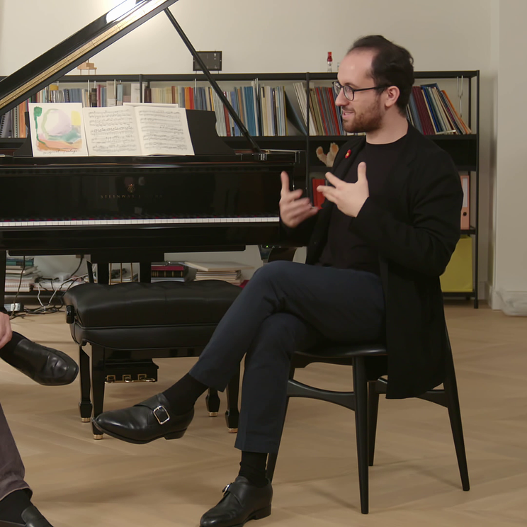 Igor Levit and Michael Haefliger talk about the Piano Fest 2023 © Lucerne Festival