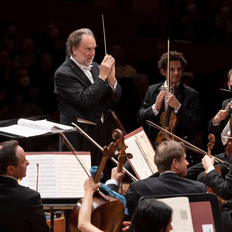 Applause for Riccardo Chailly and the Lucerne Festival Orchestra at the Mendelssohn Fest 2022 © Priska Ketterer / Lucerne Festival
