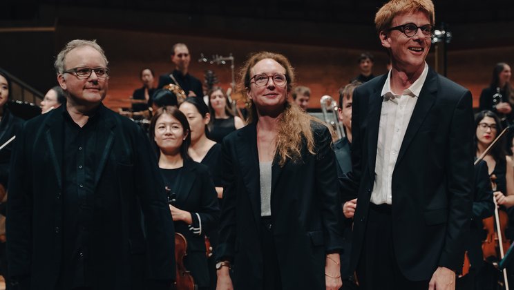 Nicolas Hodges, Rebecca Saunders, Enno Poppe und das LFCO in Berlin © Adam Janisch / Berliner Festspiele