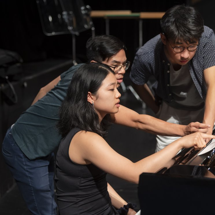 Participants in the Contemporary-Conducting Program (2022) © Priska Ketterer/Lucerne Festival