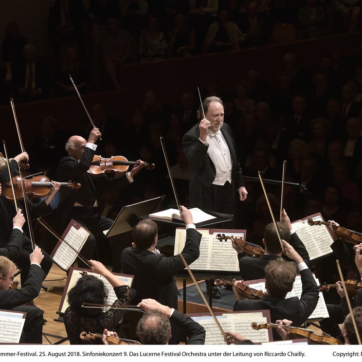 Riccardo Chailly | Lucerne Festival Orchestra © Peter Fischli/Lucerne Festival