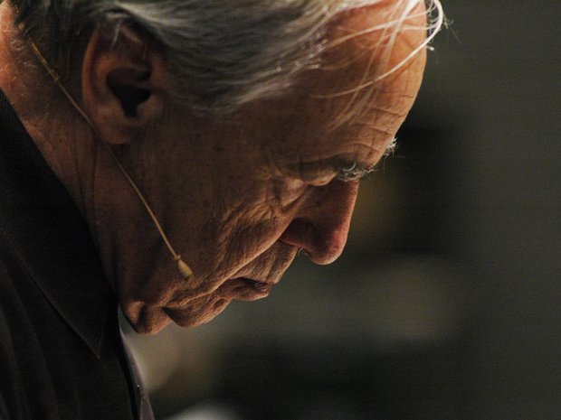 2005: Boulez beim Meisterkurs Dirigieren der Lucerne Festival Academy