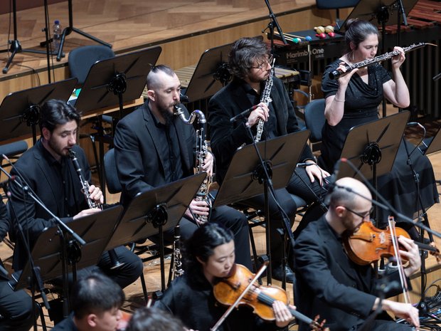 Wind players of the Lucerne Festival Contemporary Orchestra (LFCO)