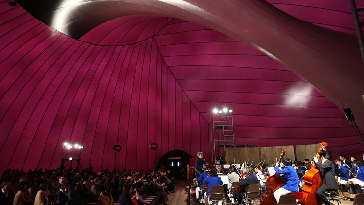 Lucerne Festival Ark Nova in Fukushima, 2015 © Anish Kapoor, all rights reserved. Photo: Lucerne Festival