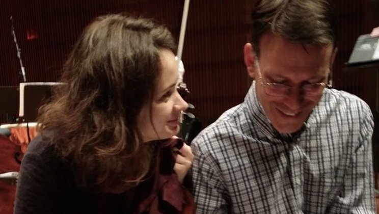 Patricia Kopatchinskaja und Michael Hersch © Tito Muñoz