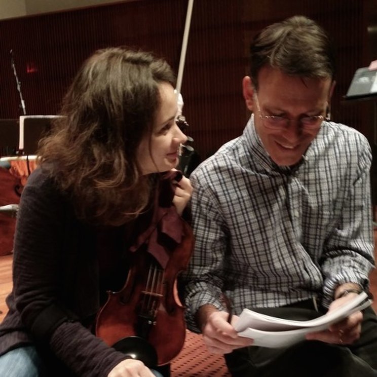 Patricia Kopatchinskaja und Michael Hersch © Tito Muñoz