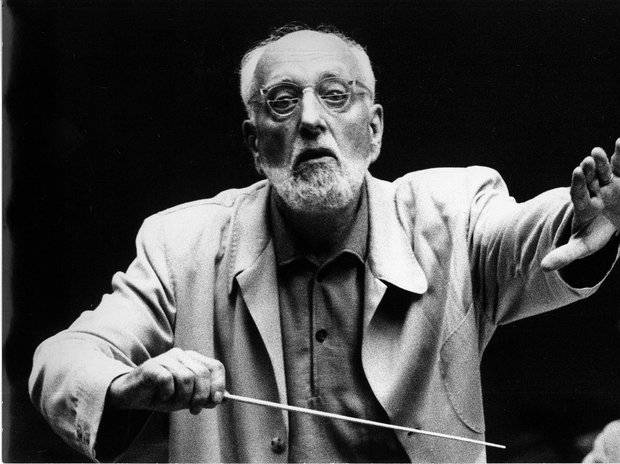 Ernest Ansermet in rehearsal (1961) © Archives Lucerne Festival