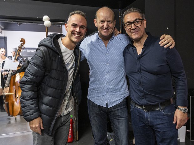 Freudiges Wiedersehen, auch mit Orchesterwart Giuseppe «Pippo» Cala