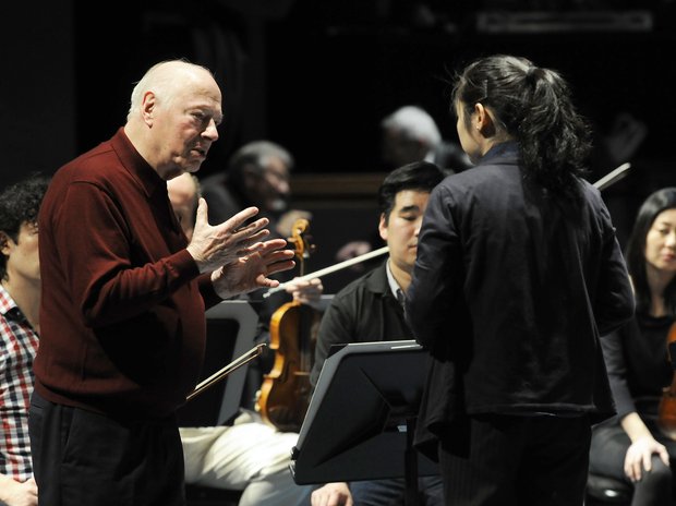 Wertvolle Hinweise von Maestro Bernard Haitink.