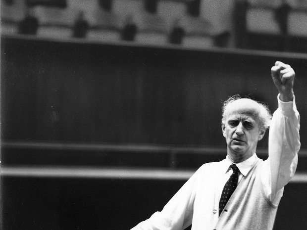 Wilhelm Furtwängler probt (1954) © Gerold Zust/Archiv Lucerne Festival