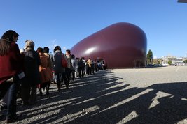 Lucerne Festival | Ark Nova | Sendai 2014 © Anish Kapoor, all rights reserved. Foto: Yu Terayama/Lucerne Festival