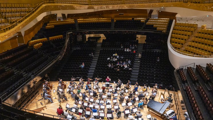 Der beeindruckende Saal der Philharmonie de Paris © Patrick Hürlimann / Lucerne Festival