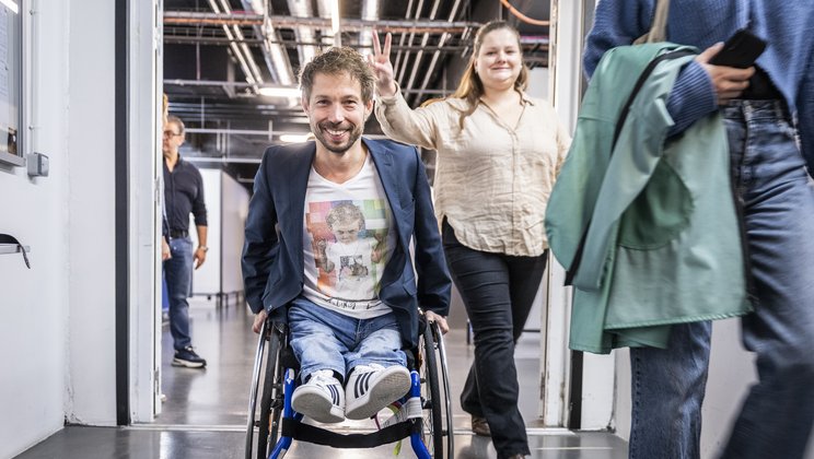 Sorgt immer für gute Laune: Klarinettist Raphaël Schenkel © Patrick Hürlimann / Lucerne Festival
