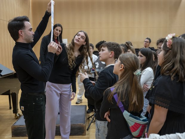 Konzerteinführung für Schulklassen mit Studierenden der HSLU