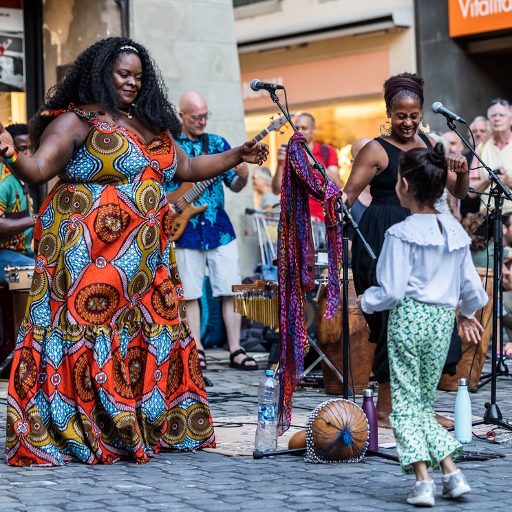 Claudia Masika (pictured here at her 2022 performance) will return to "In the Streets" 2025 © Patrick Hürlimann / Lucerne Festival
