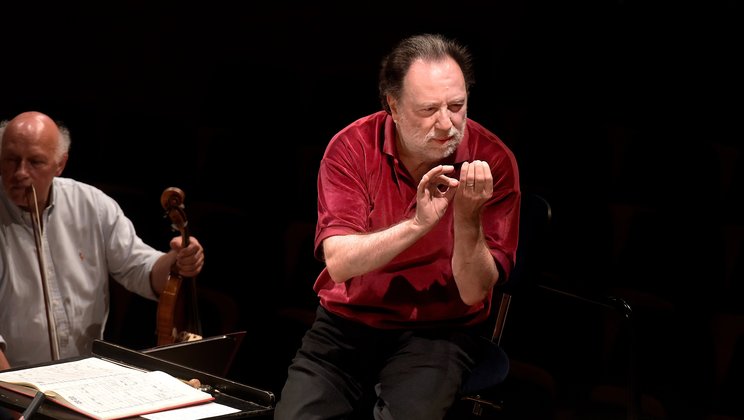 Riccardo Chailly und das LFO in einer Probe © Peter Fischli / Lucerne Festival