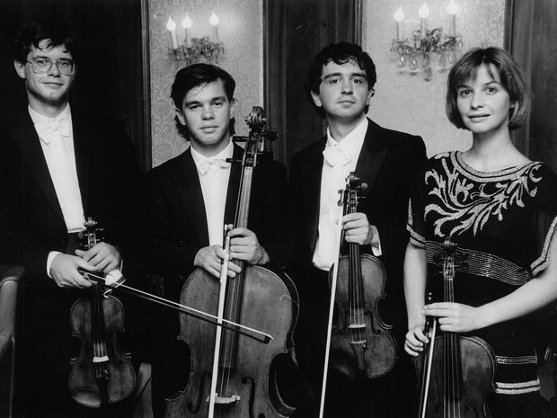 ... and 1988 at a chamber music performance at Hotel Schweizerhof, Lucerne