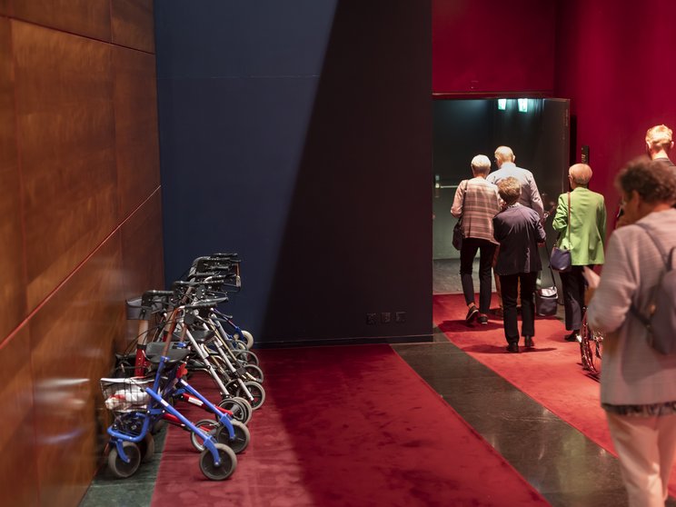 Walkers in the KKL Luzern