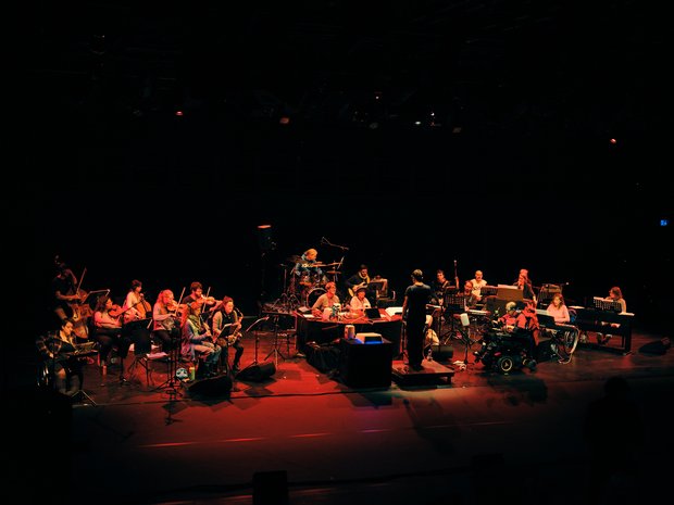 Probe mit dem Orchester von Tabula Musica