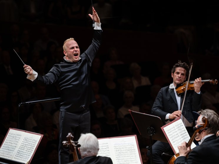 Yannick Nézet-Séguin dirigiert das Lucerne Festival Orchestra, 2023 © Patrick Hürlimann / Lucerne Festival