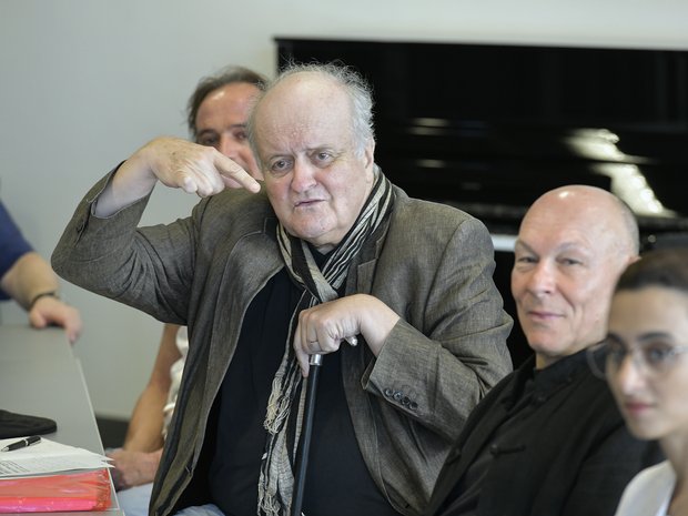 Wolfgang Rihm beim Composer Seminar 2022