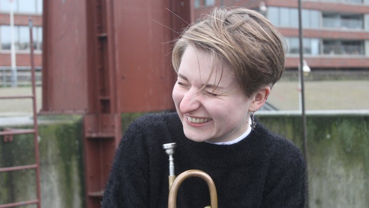 Trumpet player Chloë Abbott © Captured by Katie