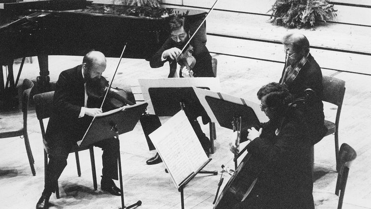 Das Alban Berg Quartett bei seinem ersten Luzerner Auftritt, 1983 © Lucia Elser / Lucerne Festival