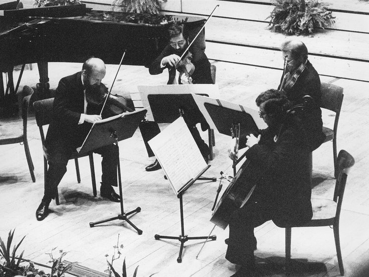 The Alban Berg Quartett at their first Lucerne performance, 1983 © Lucia Elser / Lucerne Festival