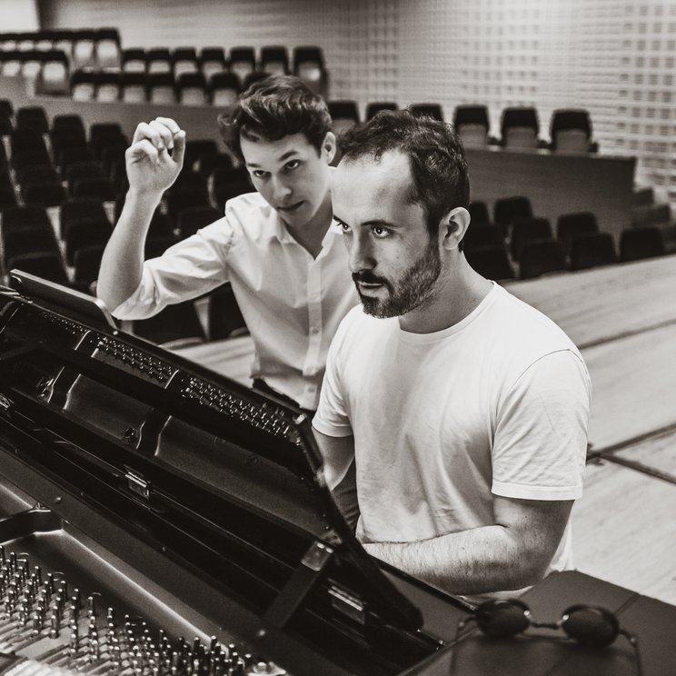 Lukas Sternath & Igor Levit © Thomas Rabsch