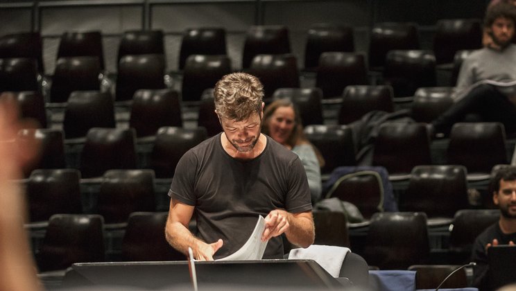 Pablo Heras-Casado bei einer Probe mit dem Lucerne Festival Academy Orchestra, 2015 © Stefan Deuber / Lucerne Festival