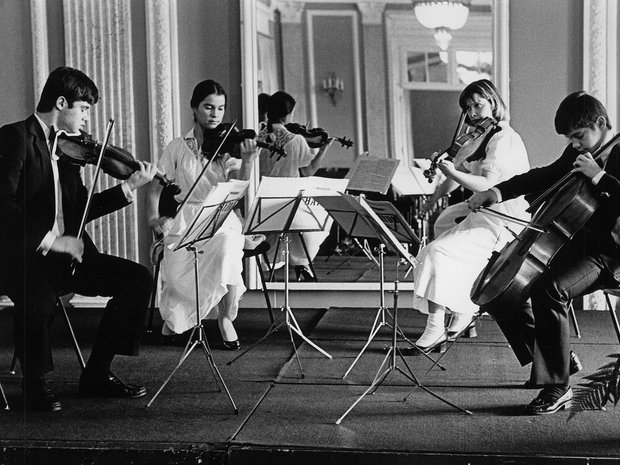 The Hagen Quartett (still with Angelika Hagen playing the second violin) makes its Lucerne debut on 23 August 1980