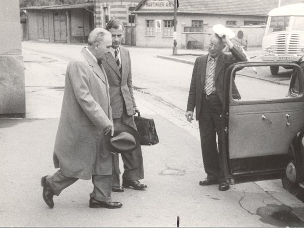 Bruno Walter in Luzern (1949) © Archiv Lucerne Festival