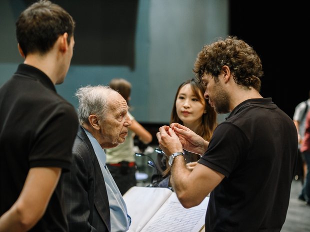 2013: Probe mit der Lucerne Festival Academy und Pablo Heras-Casado