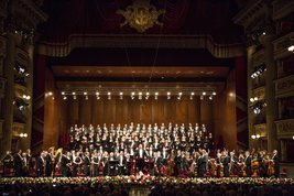 Orchestra and Chorus of the Teatro alla Scala with Riccardo Chailly © Brescia e Amisano/Teatro alla Scala