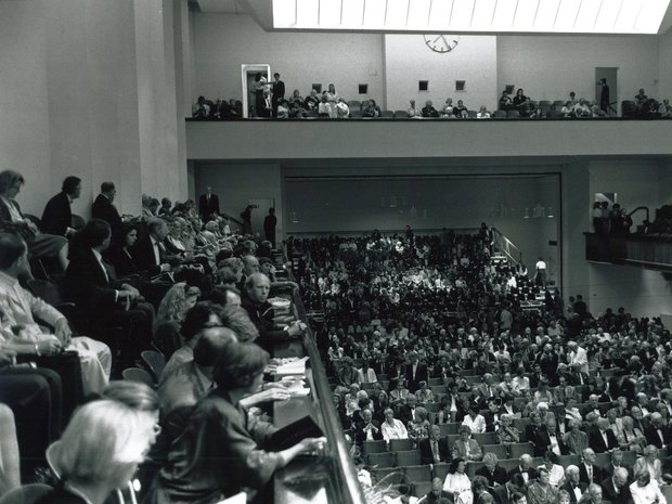 Blick ins alte Kunsthaus Luzern (1990) © Peter Fischli/Archiv Lucerne Festival