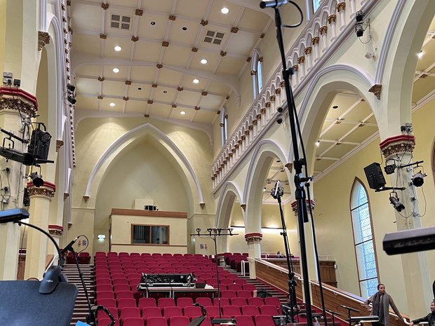 Inside the St. Paul's Hall (orchestra's POV)