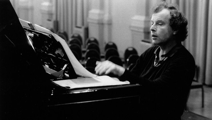 András Schiff probt in Luzern, 1997 © Georg Anderhub / Lucerne Festival