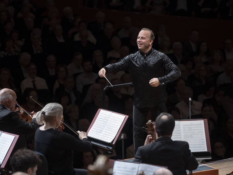 Yannick Nézet-Séguin dirigiert das Lucerne Festival Orchestra, 2025 © Priska Ketterer / Lucerne Festival