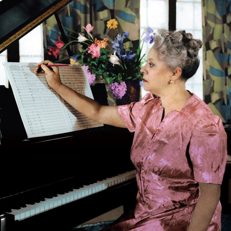 Florence Price © University of Arkansas Libraries (colorized by Olga Shirnina)