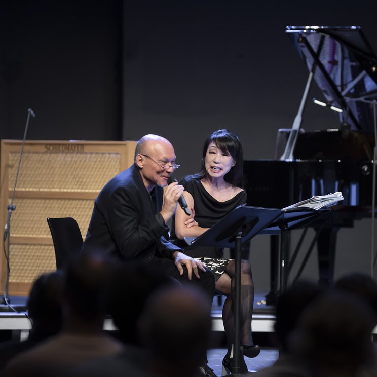 Dieter Ammann und Unsuk Chin © Priska Ketterer/Lucerne Festival